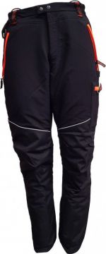 Sticomfort veiligheidsbroek zwart/oranje heupmodel 7085-xxxl