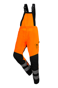 SIP zaagbavetbroek oranje-zwart fluoriserend XL 1rh1-183-XL